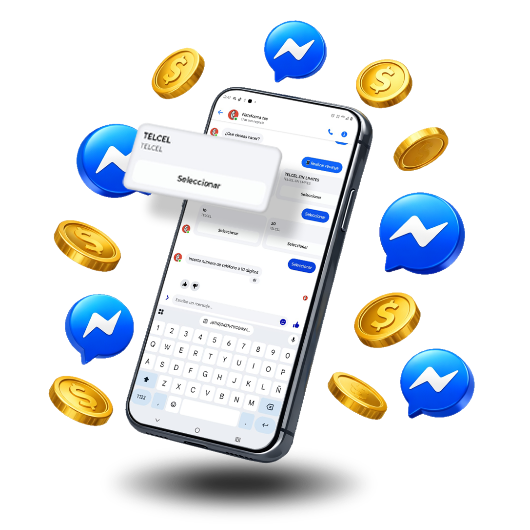 Vender recargas por Messenger con Linntae